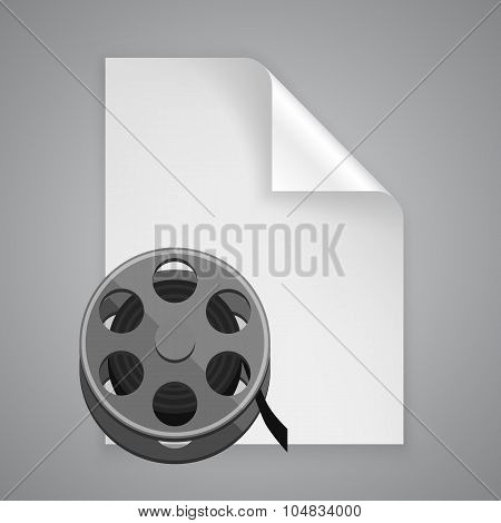 Paper symbol bobine