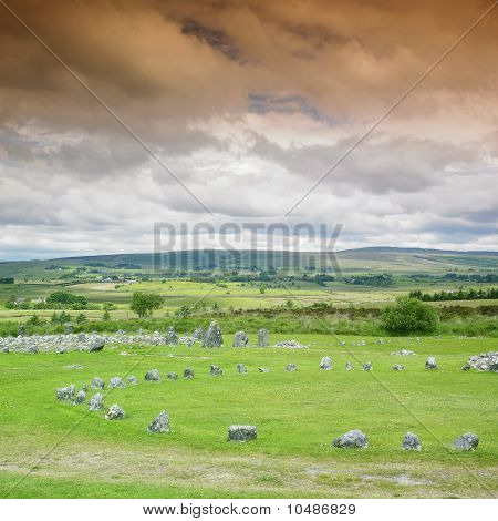 Kamenné kruhy, Beaghmore, hrabství Tyrone, Severní Irsko