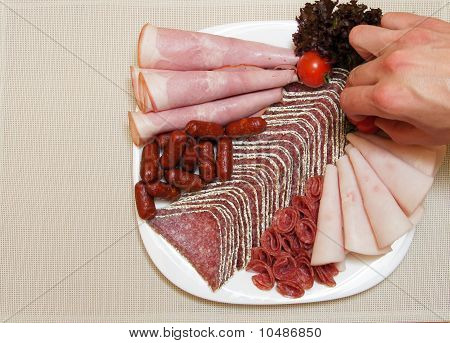 อาหารจัดแต่งทรงผม