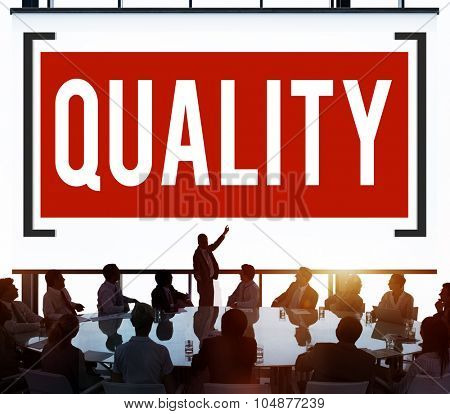 Quality Guarantee Value Grade Satisfaction Concept