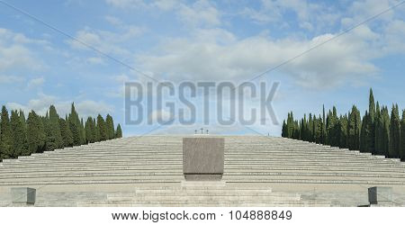 The Military Shrine Of Redipuglia, Italy