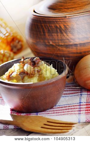 banosh Ukrainian cuisine