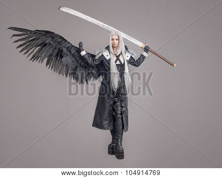 Fantasy woman warrior