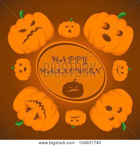Happy Halloween. Vector illustration for celebration.