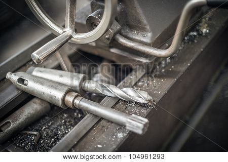 Vintage Lathe -- Detail