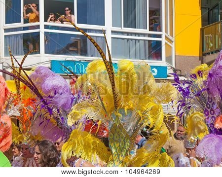 Las Palmas De Gran Canaria Beach Carnival 2015 Parade On The Las Canteras