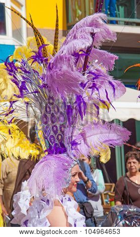 Las Palmas De Gran Canaria Beach Carnival 2015 Parade On The Las Canteras