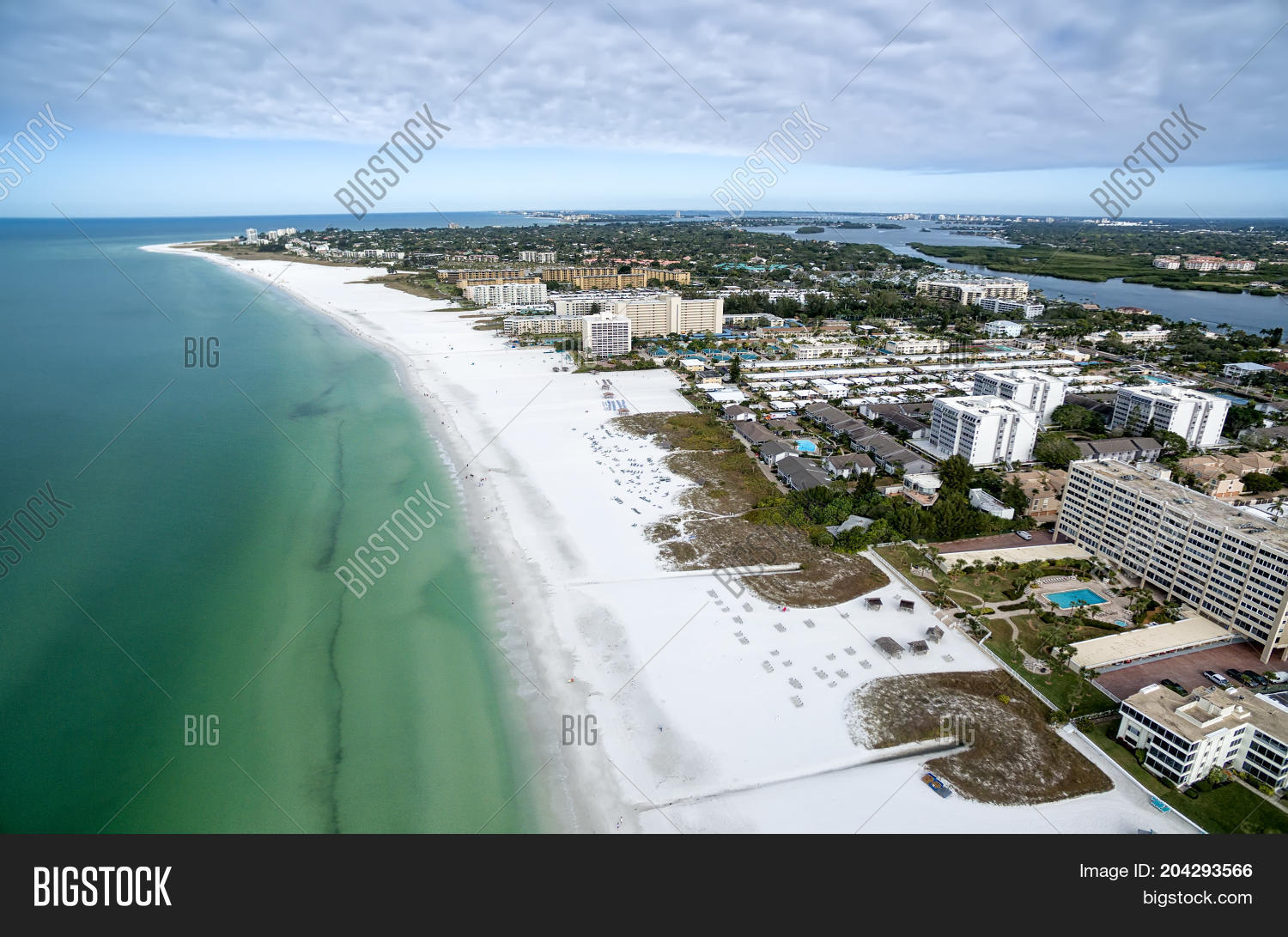 Aerial View Siesta Key Image & Photo (Free Trial) Bigstock