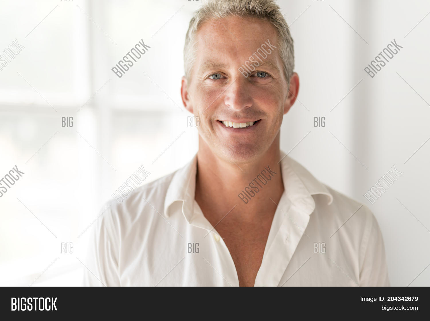 Portrait Attractive 40 Image Photo Free Trial Stock A Portrait Of Attractive 40 Year Old Man