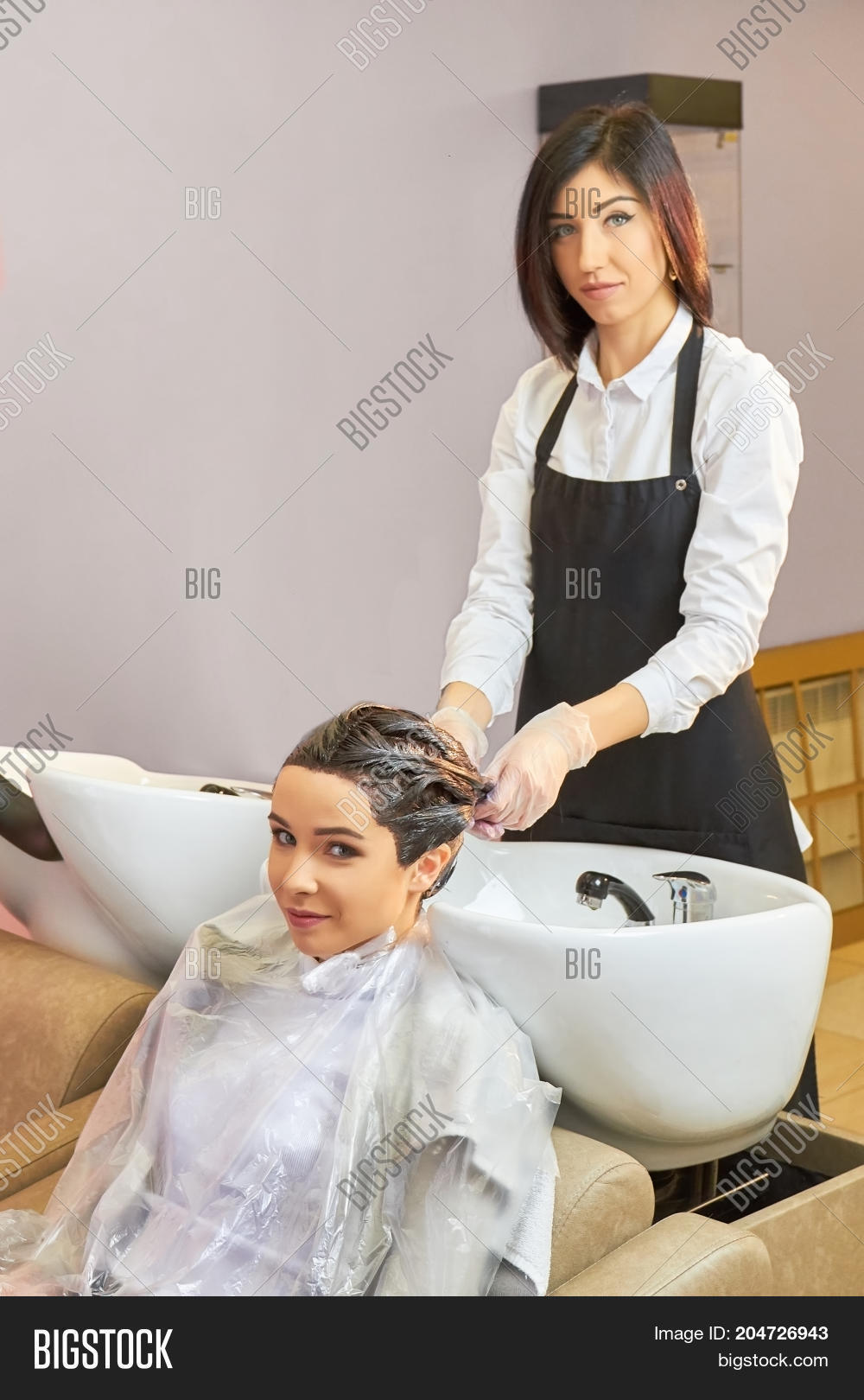 Beautician Dying Hair Image & Photo (Free Trial) Bigstock