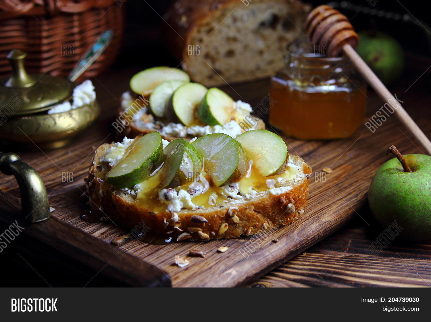 Toast Cottage Cheese , Image & Photo (Free Trial) Bigstock