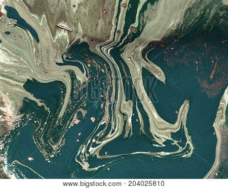 Marbled Abstract Background. Liquid Marble Pattern. Colorful Marble Backdrop. Golden Glitter Texture