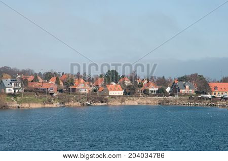 Town Of Kalvehave In Denmark