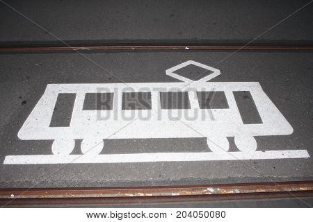 Trum space with a white color painted area.