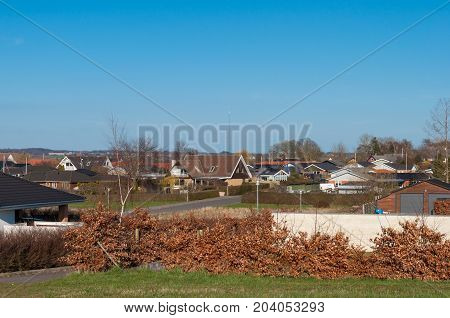 Village Of Kastrup In Denmark