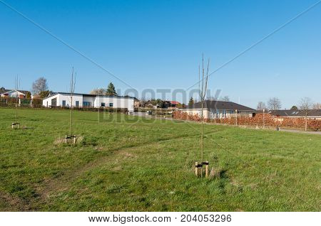 Village Of Kastrup In Denmark