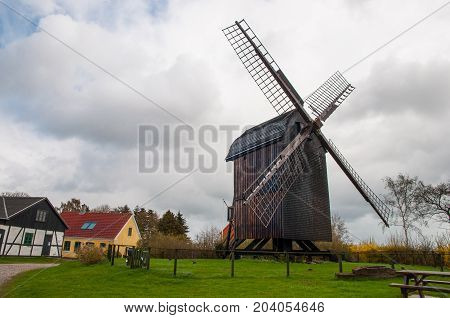 Stovby mill on Falster area in Denmark