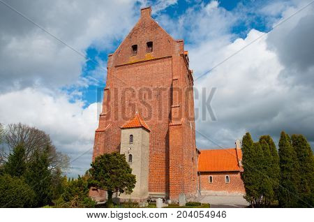 Vaeggerlose Church On Falster In Denmark