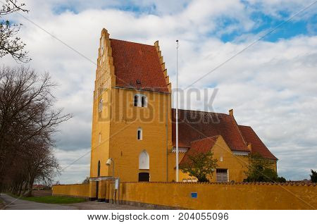 Stadager Church In Denmark