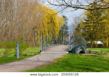 Bridge In A Danish Park
