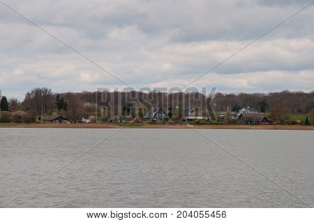 Countryside Village Near Praesto Fjord In Denmark