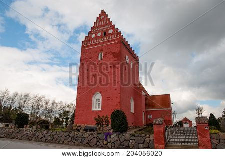 Eskilstrup Church In Denmark