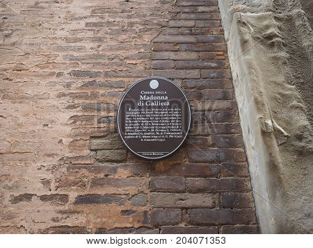 Madonna Di Galliera Church Aka San Filippo Neri In Bologna