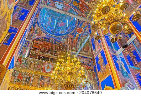 In Nativity Cathedral Of Suzdal Kremlin