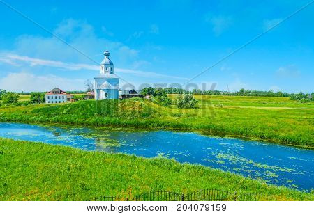 Green Banks Of Kamenka River, Suzdal