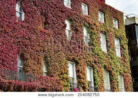 DUBLIN, IRELAND - AUGUST 31, 2017: View of City of Dublin Ireland