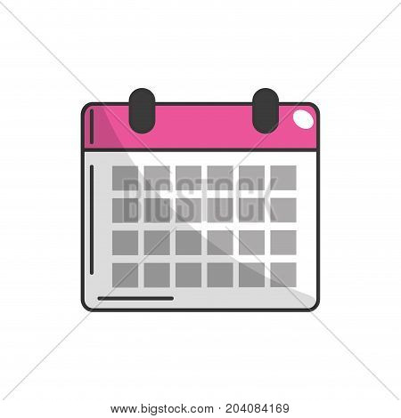 calendar to organizar important events vector illustration