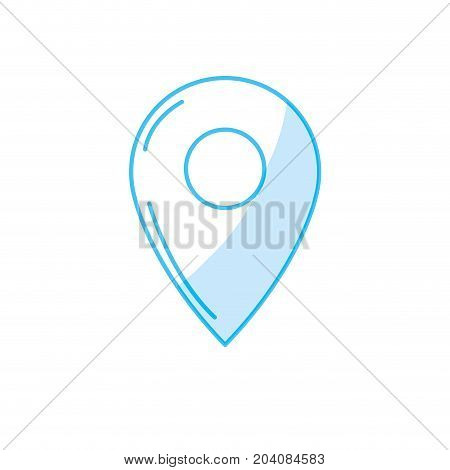 silhouette symbol ubication to explore map location vector illustration