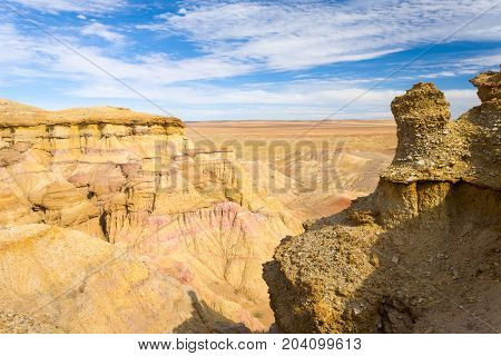 Flaming Cliffs Bayanzag Gobi Desert Mongolia
