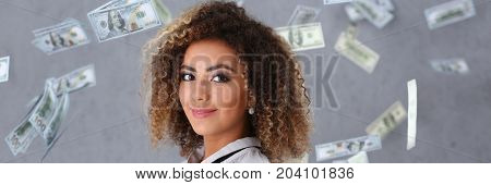 Beautiful Black Woman Portrait.