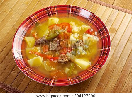 Beef Soup Lecho