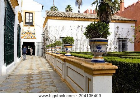 Real Alcazar In Seville, Andalusia