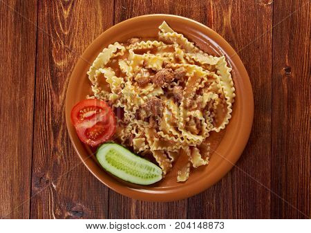 Pasta Mafalde With  Beef