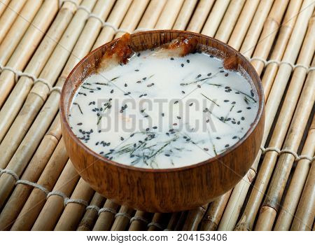 chinese cuisine .bowl of Chinese   close up traditional meal