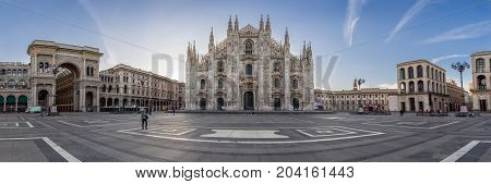 Milano City Wiews. The Cathedral
