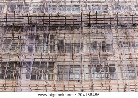 Net Web For Building Renovation