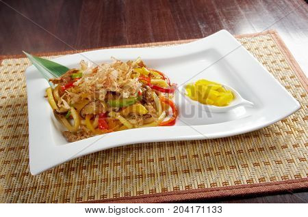 Pork  And  Soba  Noodles