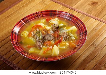 Beef Soup Lecho
