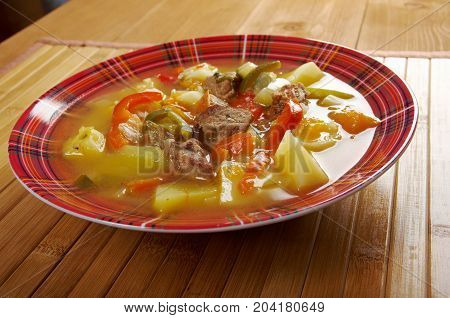 Beef Soup Lecho