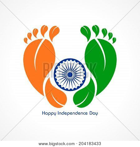 Illustration for independence day of india stock vector