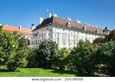 Presidents Office Austria Leopoldine Wing Of Hofburg Imperial Palace In Vienna