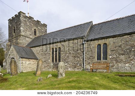 Late Medieval St Andrew's Church Withypool Exmoor Somerset