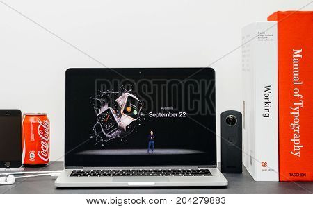 Apple Keynote With Apple Watch And Tim Cook