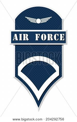 Military Ranks And Insignia. Stripes And Chevrons Of Army