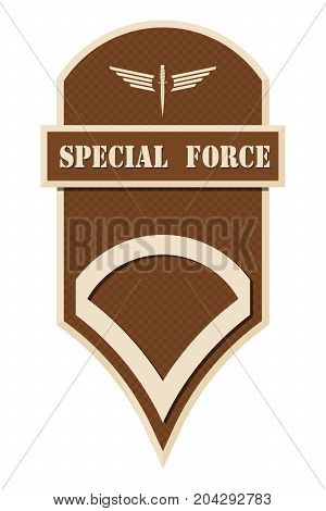 Military Ranks And Insignia. Stripes And Chevrons Of Army