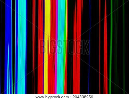 Glitch psychedelic background. Old TV screen error. Digital pixel noise abstract design. Broken pixels glitch. Television signal fail. Technical problem grunge wallpaper. Colorful noise rerto